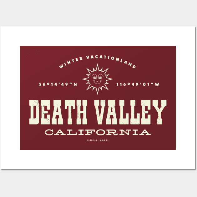 Death Valley California - Sun Wall Art by DMSC